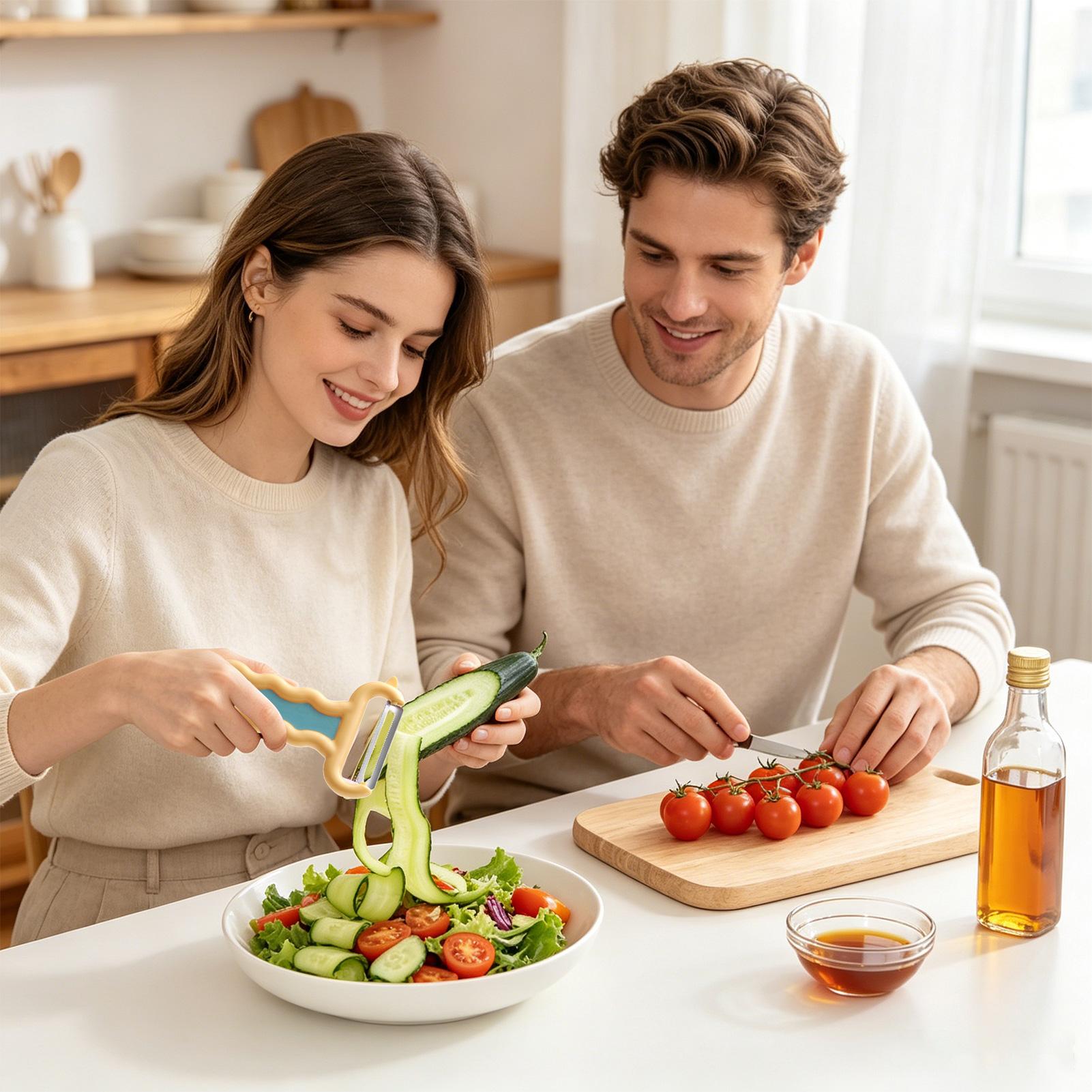 Veggie Peeler Handheld Kitchen - Kitchen Gadgets For Men 评论和价格