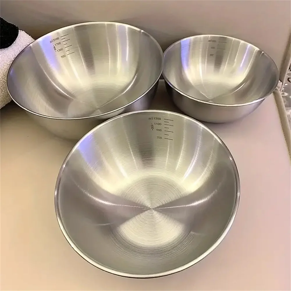 2026 Stainless Steel Mixing Bo - Kitchen Gadgets Organizer 评论和价格