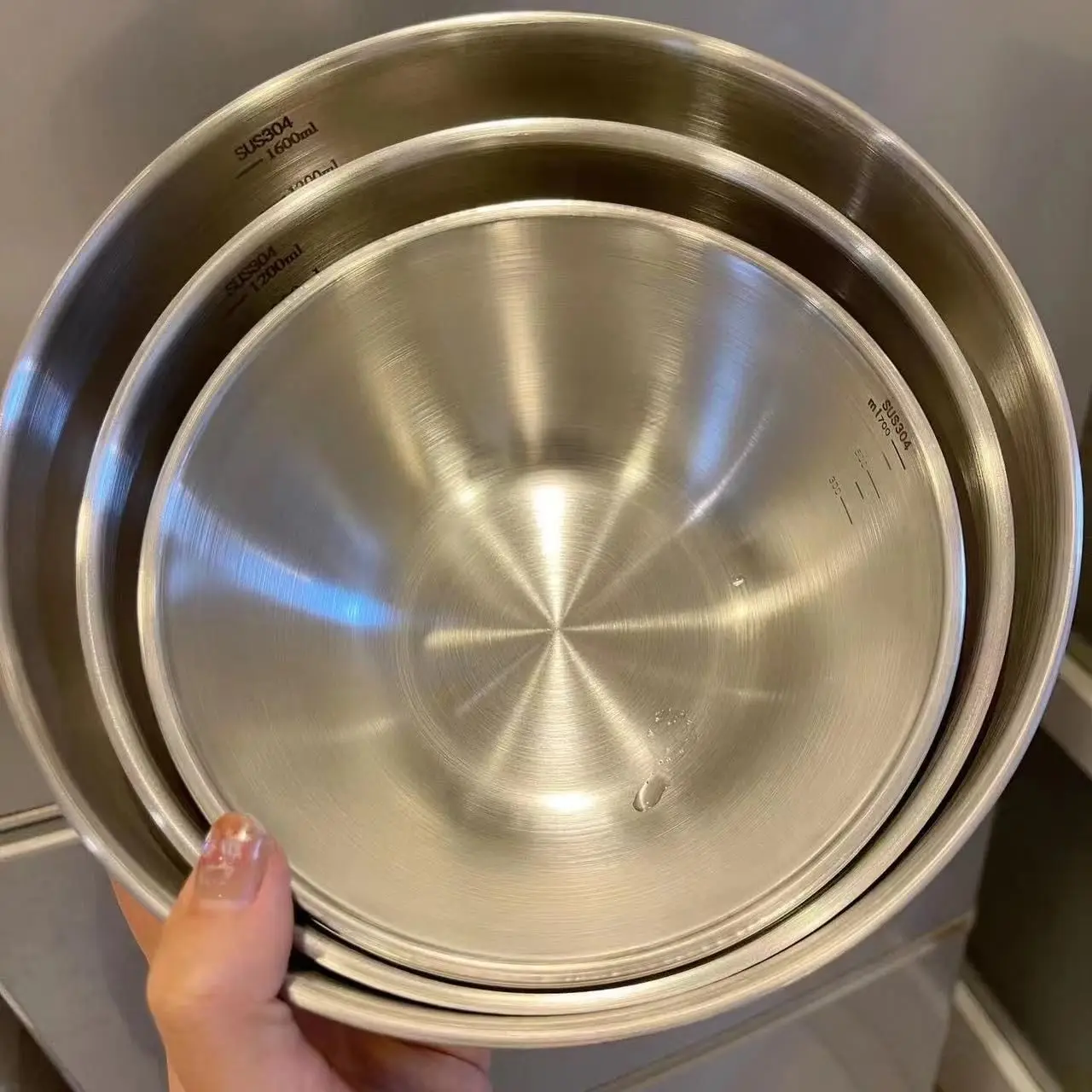 2026 Stainless Steel Mixing Bo - Kitchen Gadgets Organizer 评论和价格