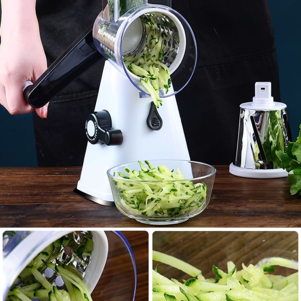 Rotary Food Slicer Grater Shre - Kitchen Helper Gadgets 评论和价格