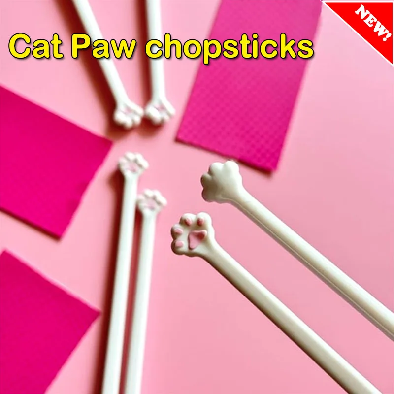 New Cat Paw Chopsticks For Bab - Kitchen Helper Gadgets 评论和价格