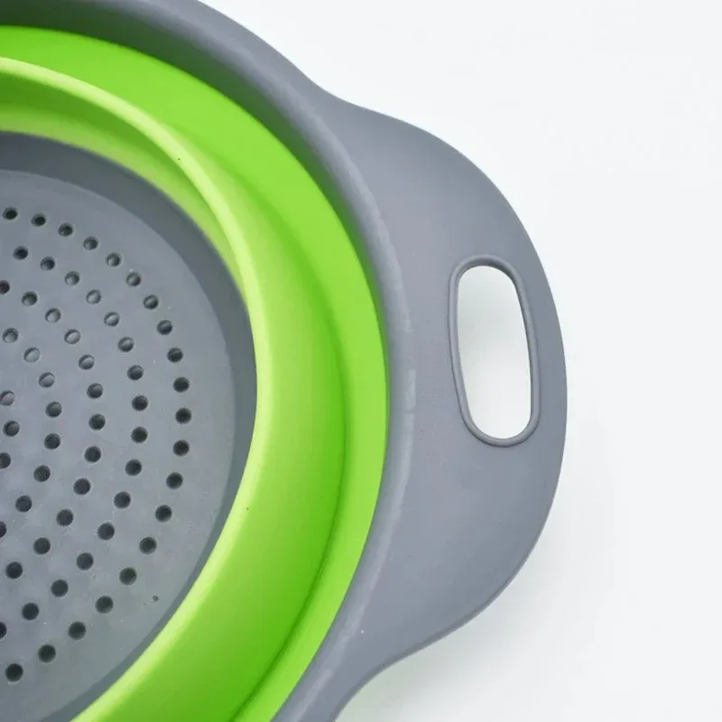 1Pc Foldable Silicone Strainer - Kitchen Gadgets Organizer 评论和价格