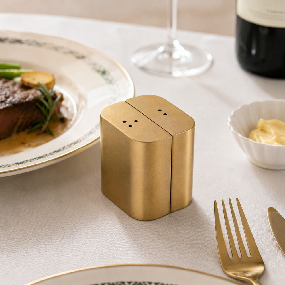 Gold Stainless Steel Spice Con - Kitchen Gadgets Gold 评论和价格